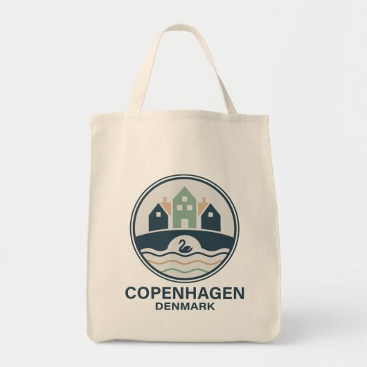 Kopenhagen Denemarken Europa Tote Bag (Voorkant)