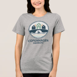 Kopenhagen Denemarken Europa Tri-Blend Shirt