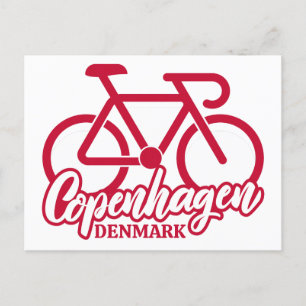 Kopenhagen Denemarken Fietsen Briefkaart
