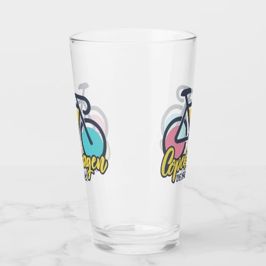 Kopenhagen Denemarken Fietsen Glas (Links)