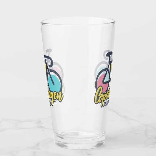 Kopenhagen Denemarken Fietsen Glas (Rechts)