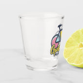 Kopenhagen Denemarken Fietsen Shot Glas (Links)