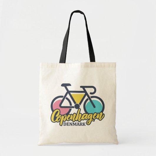 Kopenhagen Denemarken Fietsen Tote Bag (Voorkant)