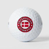 Kopenhagen Denemarken Golfballen (Voorkant)