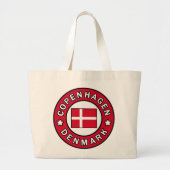 Kopenhagen Denemarken Grote Tote Bag (Voorkant)