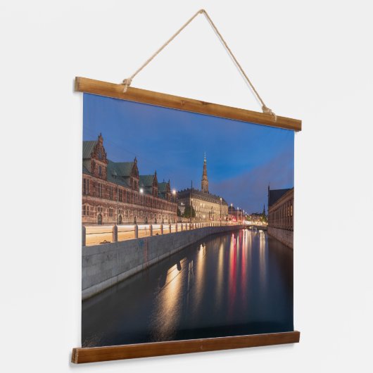 Kopenhagen Denemarken Hangend Wandkleed (Gebogen)