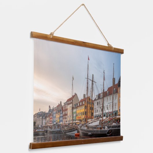 Kopenhagen Denemarken Hangend Wandkleed (Gebogen)
