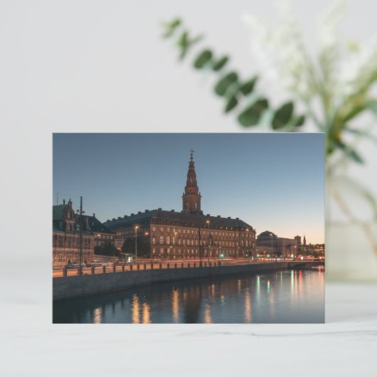 Kopenhagen Denemarken Kaart (Staand voorkant)