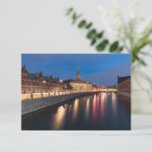 Kopenhagen Denemarken Kaart (Staand voorkant)