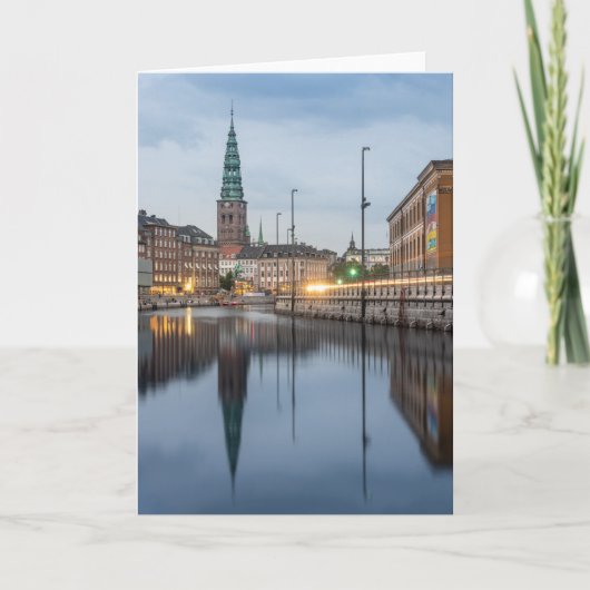 Kopenhagen Denemarken Kaart (Voorkant)