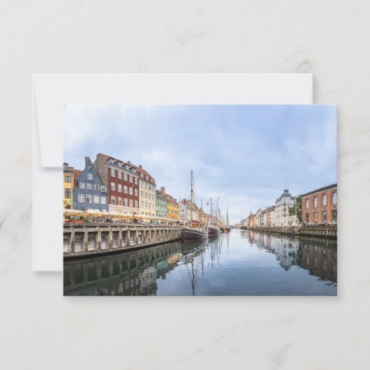Kopenhagen Denemarken Kaart (Voorkant)