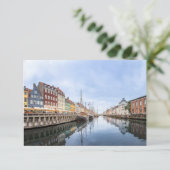 Kopenhagen Denemarken Kaart (Staand voorkant)