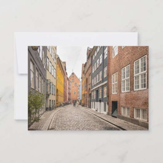 Kopenhagen Denemarken Kaart (Voorkant)