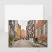 Kopenhagen Denemarken Kaart (Voorkant / Achterkant)