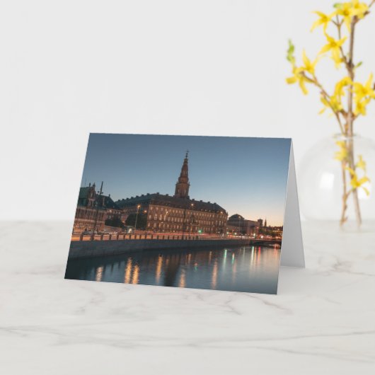 Kopenhagen Denemarken Kaart (Gele Bloem)