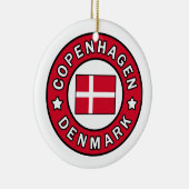 Kopenhagen Denemarken Keramisch Ornament (Rechts)