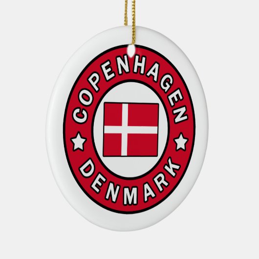 Kopenhagen Denemarken Keramisch Ornament (Rechts)