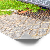 Kopenhagen, Denemarken, Koffiewinkelbord Poster (Hoek)