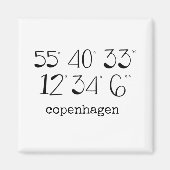 Kopenhagen Denemarken Magneet (Voorkant)