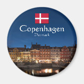Kopenhagen Denemarken Magneet (Voorkant)