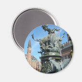 Kopenhagen, Denemarken Magneet (Voorkant / Achterkant)