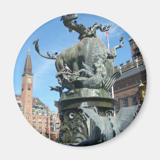 Kopenhagen, Denemarken Magneet (Voorkant)