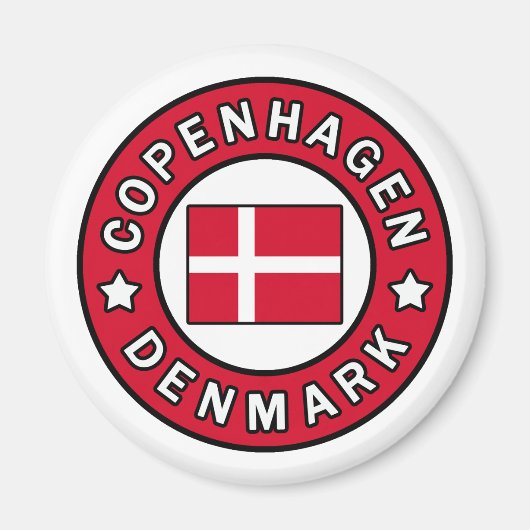 Kopenhagen Denemarken Magneet (Voorkant)