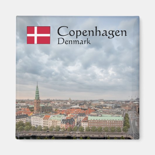 Kopenhagen Denemarken Magneet (Voorkant)