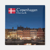 Kopenhagen Denemarken Magneet (Voorkant)