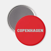 Kopenhagen Denemarken Magneet (Voorkant / Achterkant)