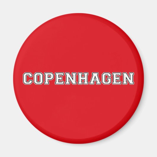 Kopenhagen Denemarken Magneet (Voorkant)