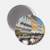 Kopenhagen, Denemarken Magneet (Voorkant / Achterkant)