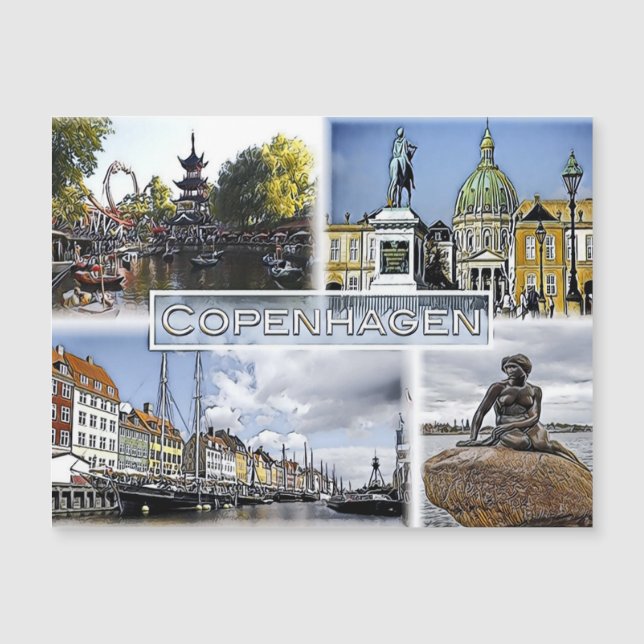 Kopenhagen - Denemarken - Mozaïek - (Voorkant)