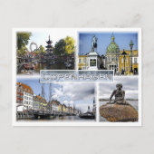 Kopenhagen - Denemarken - Mozaïek - Briefkaart (Voorkant)