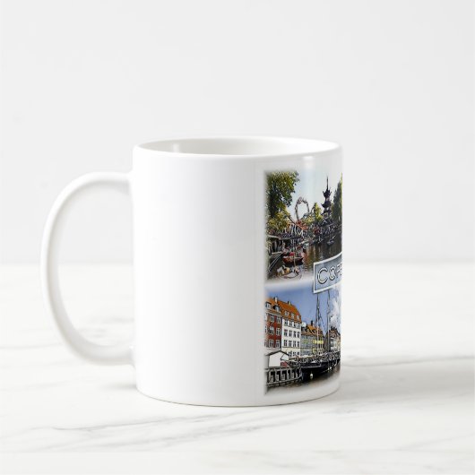 Kopenhagen - Denemarken - Mozaïek - Koffiemok (Links)