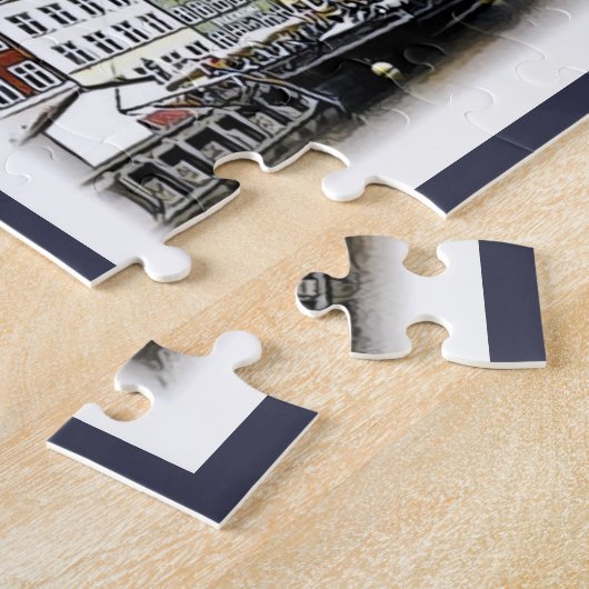 Kopenhagen - Denemarken - Mozaïek - Legpuzzel (Zijkant)