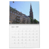 Kopenhagen, Denemarken Muurkalender Kalender (Mar 2027)