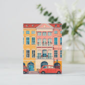 Kopenhagen Denemarken pastel Briefkaart (Staand voorkant)