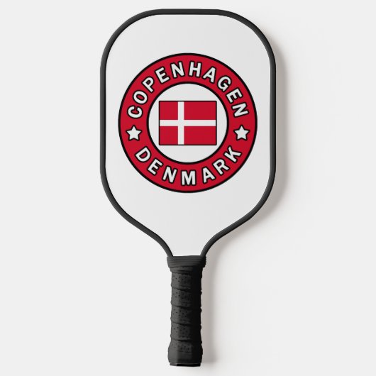 Kopenhagen Denemarken Pickleball Paddle (Achterkant)