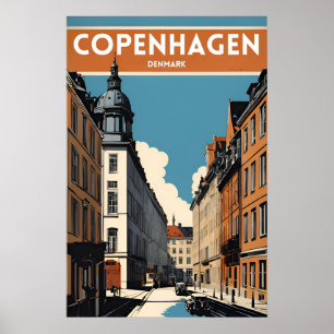 Kopenhagen Denemarken Poster