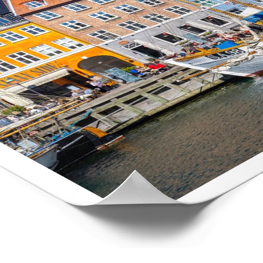 Kopenhagen Denemarken Poster (Hoek)