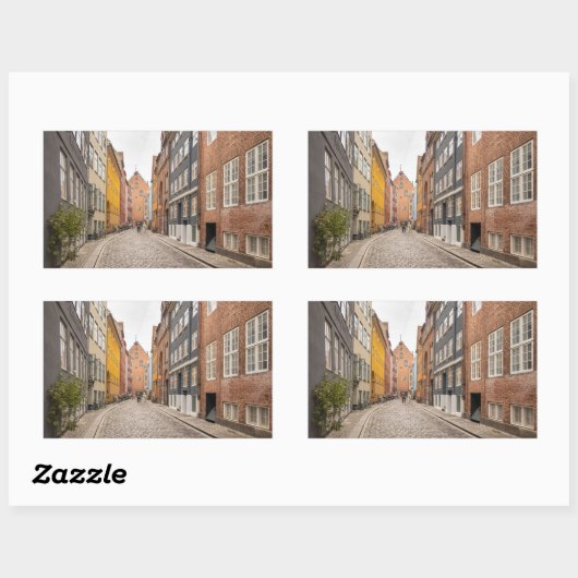 Kopenhagen Denemarken Rechthoekige Sticker (Vel)