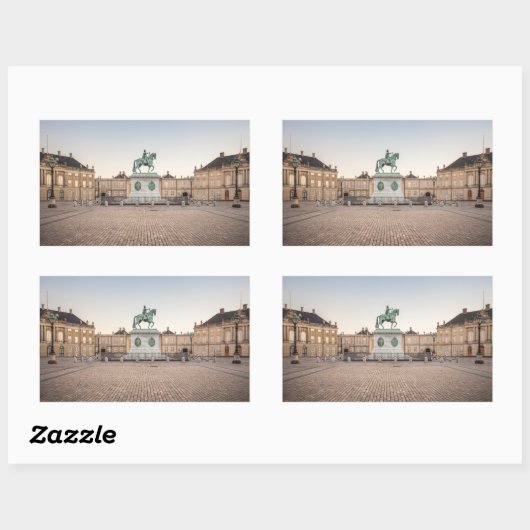 Kopenhagen Denemarken Rechthoekige Sticker (Vel)