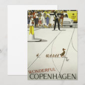  Kopenhagen Denemarken ReisKaart (Voorkant / Achterkant)