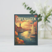  Kopenhagen Denemarken Reizen Briefkaart (Staand voorkant)