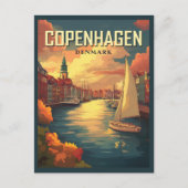  Kopenhagen Denemarken Reizen Briefkaart (Voorkant)