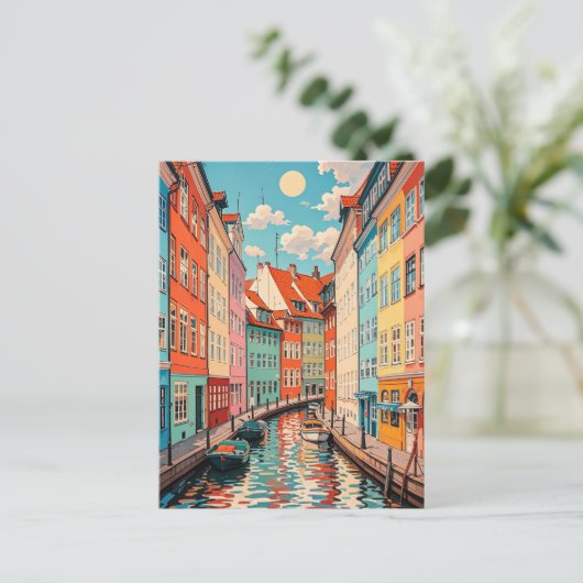  Kopenhagen Denemarken reizen Briefkaart (Staand voorkant)