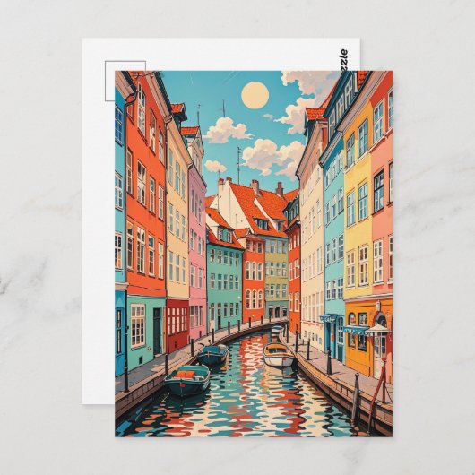  Kopenhagen Denemarken reizen Briefkaart (Voorkant / Achterkant)