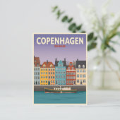 Kopenhagen Denemarken Reizen Briefkaart (Staand voorkant)