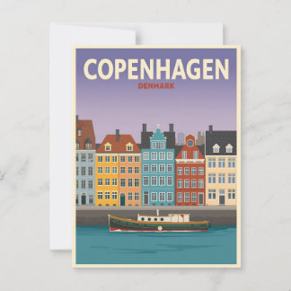  Kopenhagen Denemarken Reizen Briefkaart